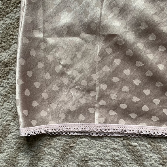 Heart Print Midi Slip Skirt - Picture 2 of 6